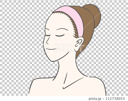 女人閉上眼睛 女人閉上眼睛 112738053