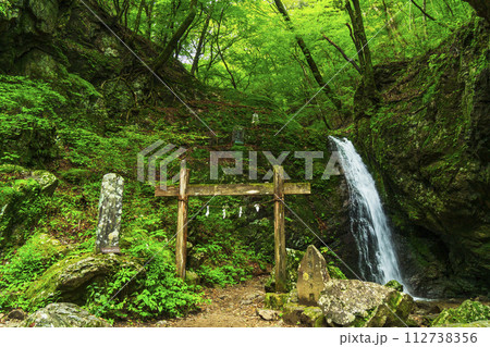夏の御岳山　御岳渓谷　綾広の滝【東京都・青梅市】 112738356
