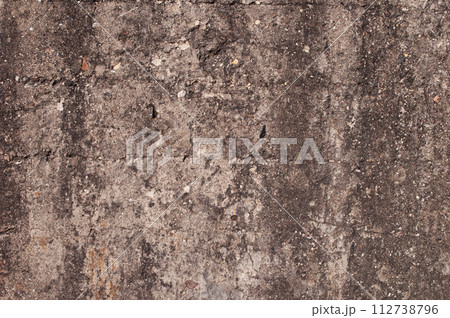 Old gray concrete wall 112738796