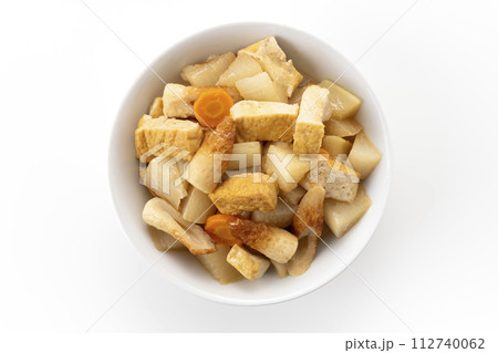大根とちくわと厚揚げの煮物 大根とちくわと厚揚げの煮物 112740062