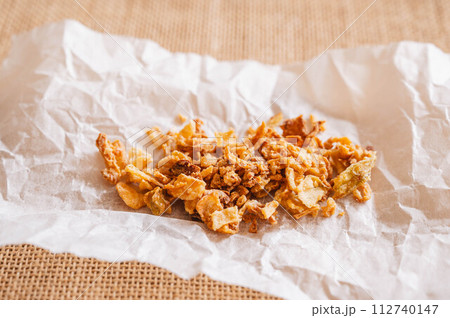 紙の上のフライドオニオン 112740147