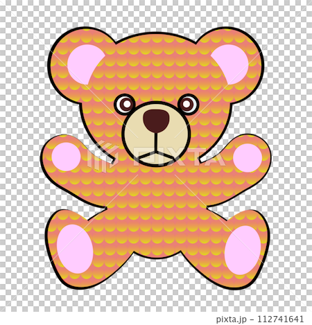 Teddy bear illustration 112741641