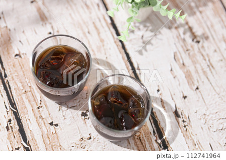 アイスコーヒー 夏のイメージ アイスコーヒー 夏のイメージ 112741964