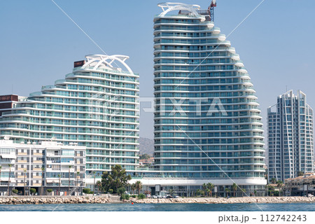 Limassol cityscape as viewed from the sea. Cyprus Limassol cityscape as viewed from the sea. Cyprus 112742243