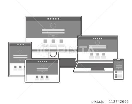 レスポンシブデザイン イメージ レスポンシブデザイン イメージ 112742693
