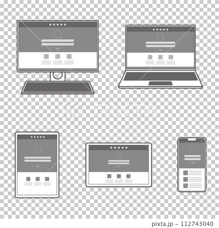 パソコン・タブレット 端末・スマートフォン セット 112743040