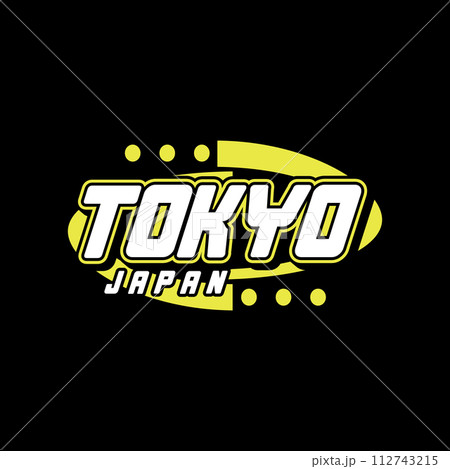Streetwear tokyo japan y2k colorful quotes slogan typography vector design icon illustration. Clip art, print, poster, banner, fashion, slogan shirt, sticker, flyer 112743215
