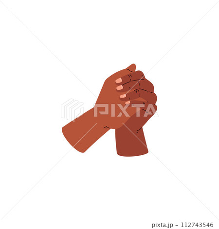 Interlocked fingers prayer vector illustration Interlocked fingers prayer vector illustration 112743546
