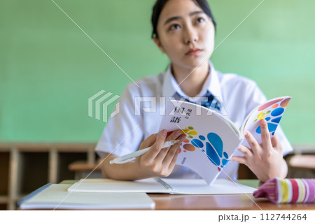 スクールライフ(学校生活)のイメージ素材 スクールライフ(学校生活)のイメージ素材 112744264