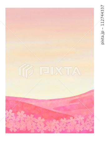 芝桜のある風景 112744337