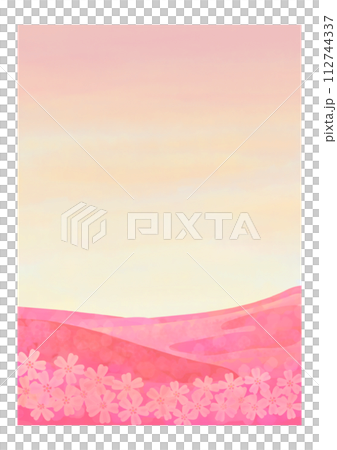 芝桜のある風景 112744337