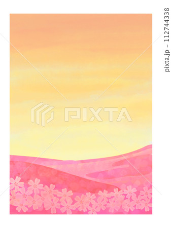 芝桜のある風景 112744338