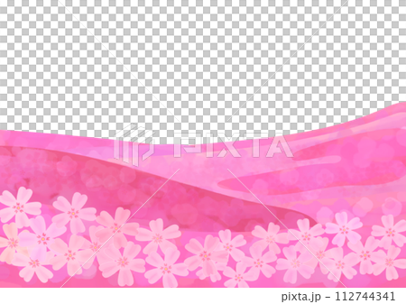 芝桜のある風景 112744341