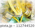 こどもの日の五月人形　鎧兜と刀 112744520
