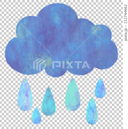 Rain cloud illustration weather mark 112744662