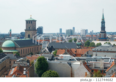 Top view of Copenhagen, Denmark Top view of Copenhagen, Denmark 112744682