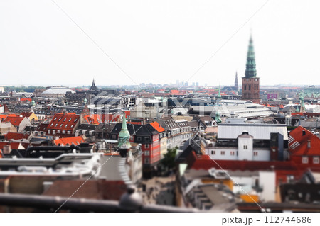 Top view of Copenhagen, Denmark Top view of Copenhagen, Denmark 112744686