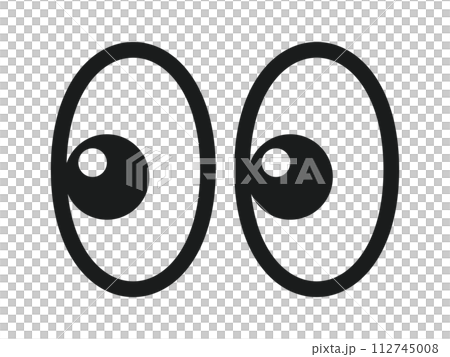 Icon set representing eyes, seeing, observing, etc. 112745008