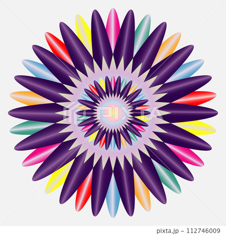 graphic element for design, flower for postcard, vector for design, logo graphic element for design, flower for postcard, vector for design, logo 112746009