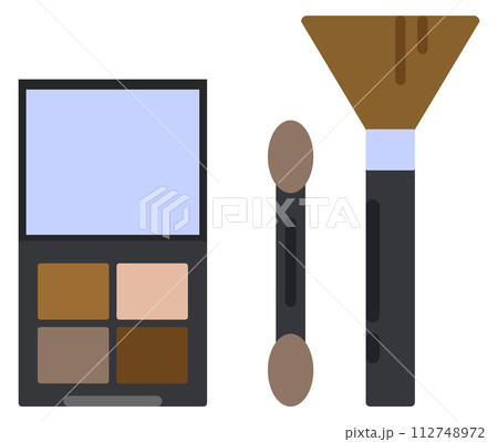 Makeup products color icon. Beauty cosmetic symbol Makeup products color icon. Beauty cosmetic symbol 112748972