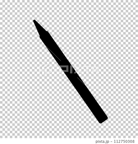 ペンのシルエット 112750308