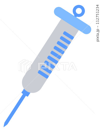 Syringe icon. Medical injection sign. Vaccine symbol 112751234