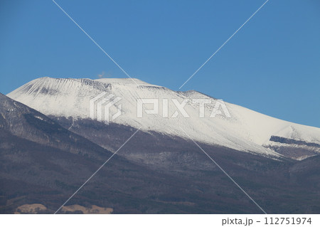 佐久平駅付近から眺める浅間山 佐久平駅付近から眺める浅間山 112751974
