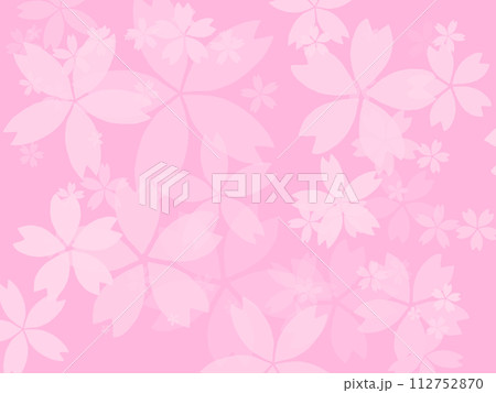 ピンクの桜壁紙 112752870