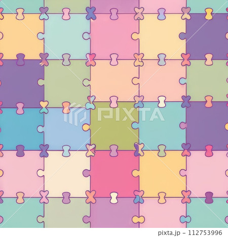 AI-generated content. Soft Gradient Puzzle Texture …