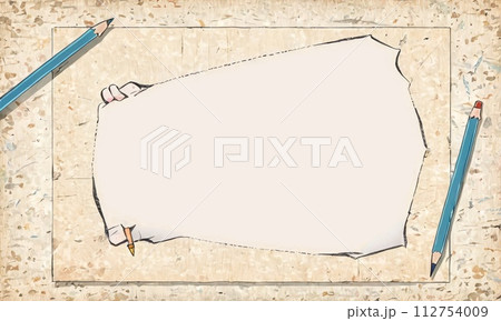 AI-generated content. Creative Paper Border Design 112754009