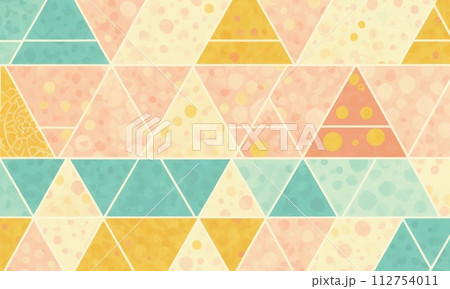 AI-generated content. Pastel Triangles with Textures 112754011