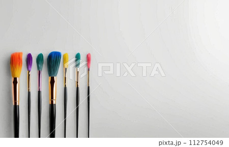 AI-generated content. Spectrum of Brushes 112754049