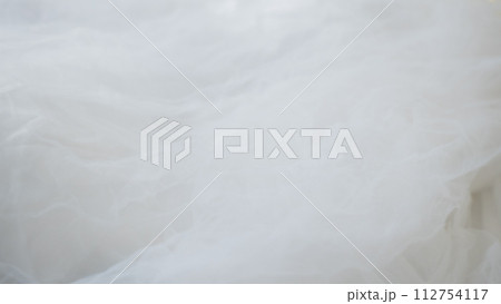 背景　4k　サイバースペース　グラデーション　白　チュール　グレー　バーチャル背景　メタバース 112754117