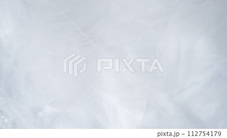 背景　4k　サイバースペース　グラデーション　白　チュール　グレー　バーチャル背景　メタバース 112754179