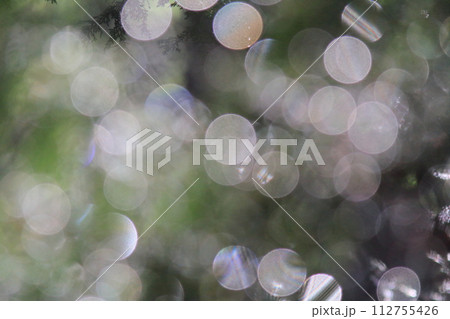 玉ボケという写真の視覚効果テクニック 112755426