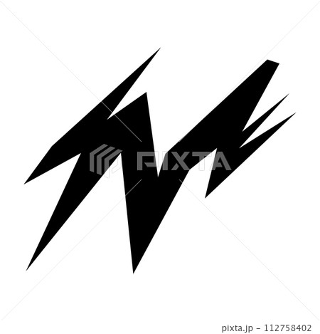 vector abstract shape icon on white background 112758402