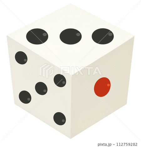 サイコロの出目 112759282