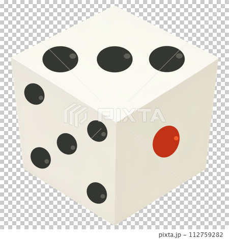 サイコロの出目 112759282