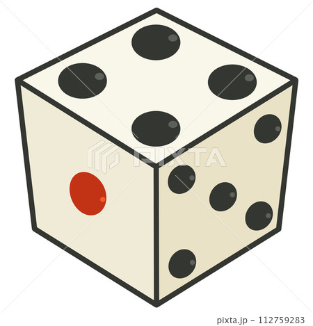 サイコロの出目 112759283