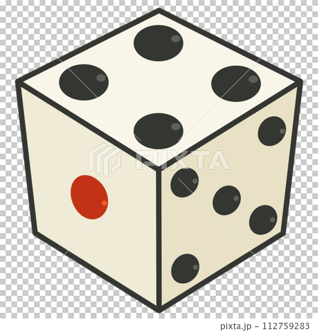サイコロの出目 112759283