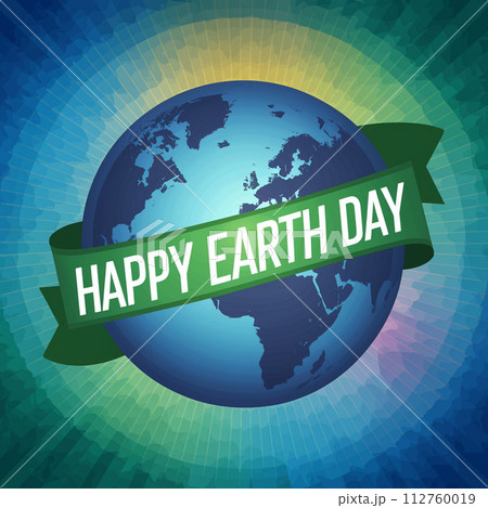 Earth day vector design. "Happy Earth Day, 22 April" vector, illustration, background Earth day vector design. "Happy Earth Day, 22 April" vector, illustration, background 112760019