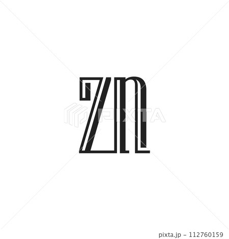 ZN or NX logo and icon design 112760159