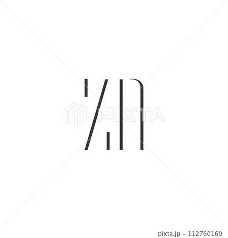 ZN or NX logo and icon design 112760160