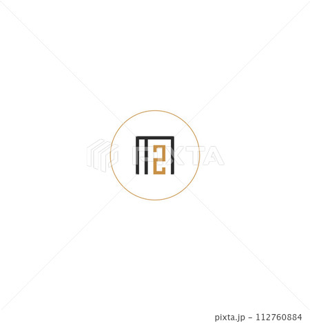 ZM or MZ logo and icon design 112760884