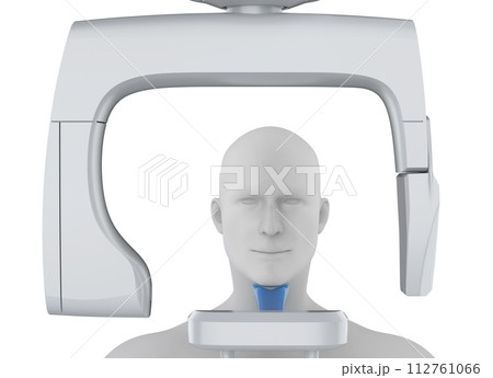 X-ray scanner machine with dummy patient for dental treatment X-ray scanner machine with dummy patient for dental treatment 112761066