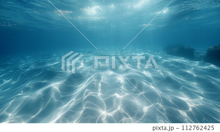 海底に波の光 海底に波の光 112762425