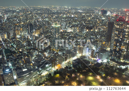 東京の夜景 東京の夜景 112763644