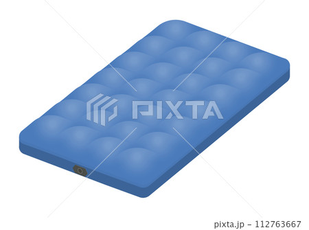 エアーベッドのイラスト 112763667