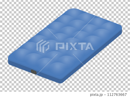 エアーベッドのイラスト 112763667