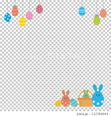 復活節彩蛋框架材質D 復活節彩蛋框架材質D 112764043